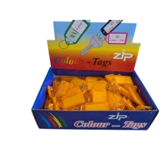 Standard Key Tags   23 x 40mm 40mm Orange Box of 100