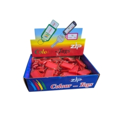 Standard Key Tags   23 x 40mm 40mm Red  Box of 100