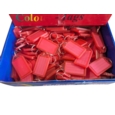 Standard Key Tags   23 x 40mm 40mm Red  Box of 100