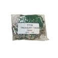 Economy Treasury Tags Metal 15mm Ends 76mm Pack 100
