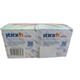 Sticky Note Pads 76x76mm Assorted PASTEL  Pack 12