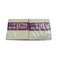 Extra Sticky Notes 76x76mm Pastel Yellow Pack of 12