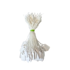 White Merchandising Strung Tags, 21mm x 13mm  Box of 1000