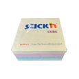Sticky Note CUBE  76x76mm Assorted Pastel Colours EACH