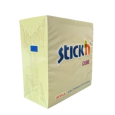 Sticky Note CUBE  76x76mm Pastel Yellow