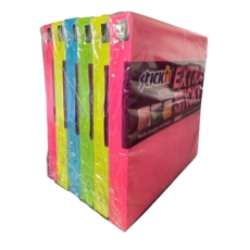 SUPER Sticky Sticky Notes 3x3   NEON   Pack 6