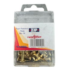 Paper Fasteners 19mm Hanging Pack of 30