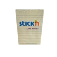 Lined Sticky Note 150x100mm Pastel Yellow EACH