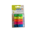 Pop Up Index Flag Dispenser Five NEON Colours  200 Flags