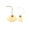 Cream Strung Tags Size 0 54mm x 30mm Box of 1000