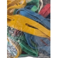 X-Bands190 x 25mm Assorted Colours  Pack of 10