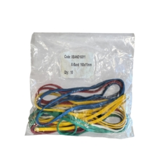 X-Bands  160 x 11mm Assorted Colours  Pack of 10