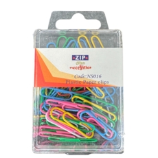 Paperclips 33mm Plastic Coated Hanging Pack of 50