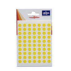 Labels  8mm Circles  Yellow 20 POS Units