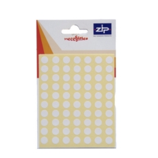 Labels  8mm Circles  White 20 POS Units