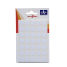 Labels  13mm Circles  White 20 POS Units