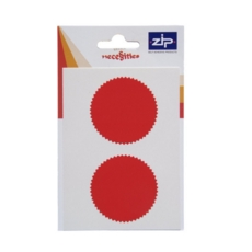 Labels  Company Seal  Red 20 POS Units