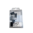 Foldback Clips 19mm Black Hanging Pack of 5