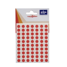 Labels  8mm Circles  Red 20 POS Units