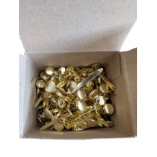 Paper Fastener Brass 25mm Box of 200